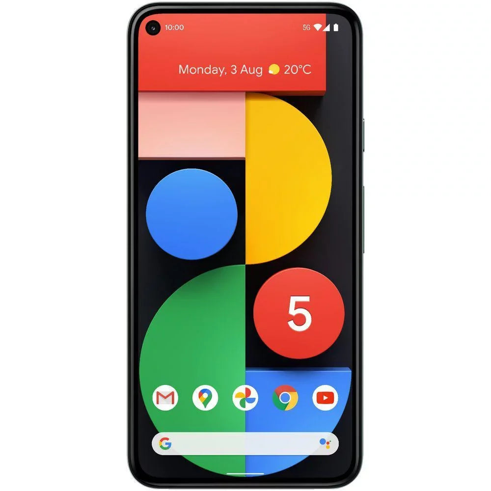 Restored Google Pixel 5 GD1YQ 128GB Sorta Sage Fully Unlocked 6" Smartphone (Refurbished)