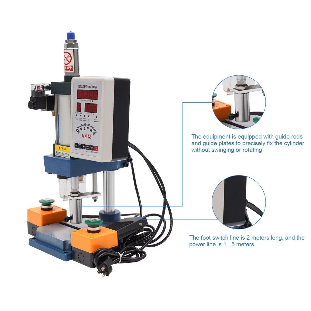 New 440lb Adjustable Pneumatic Punch Machine Press Equipment with Digital Controller, 4V210-8