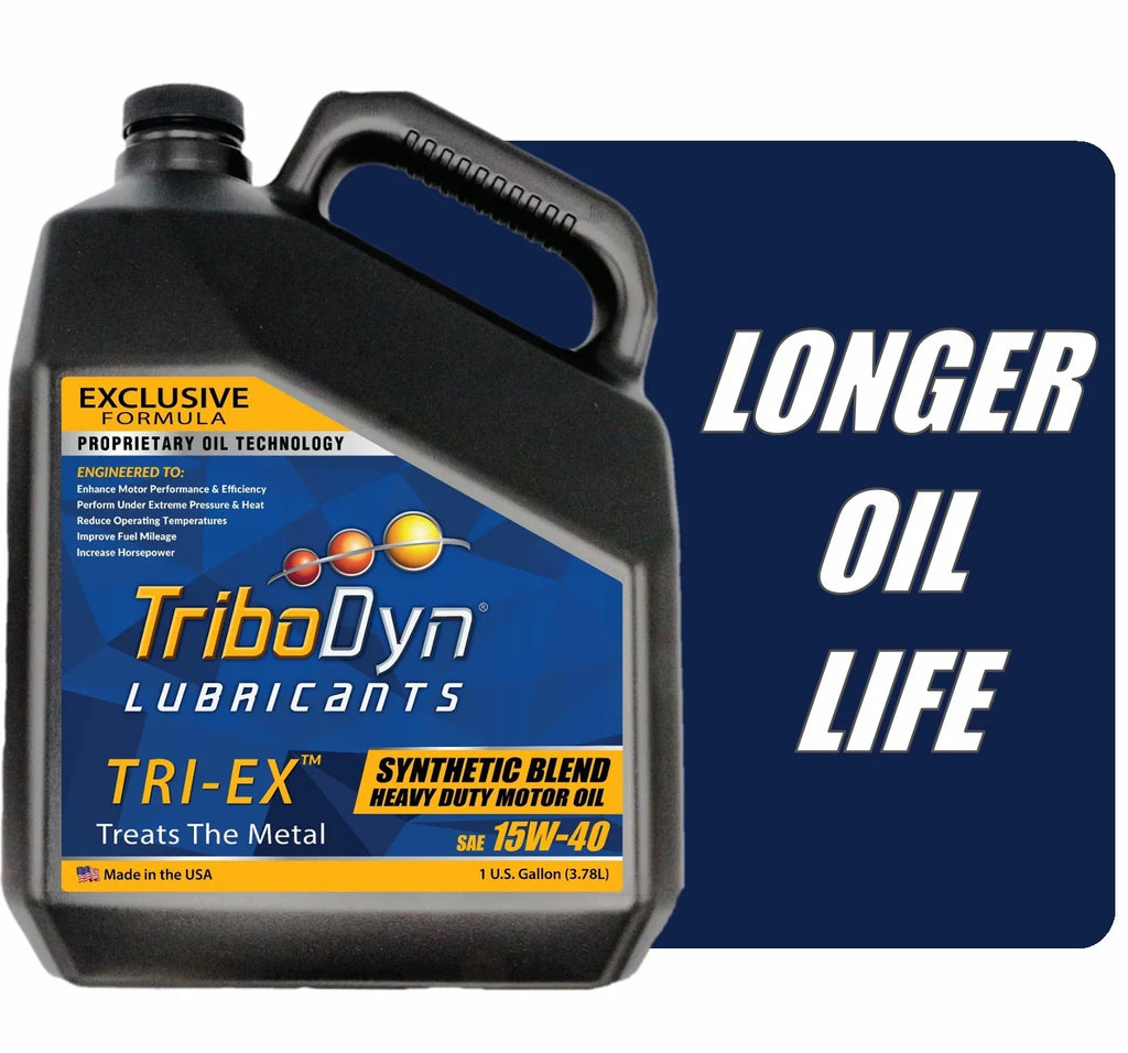 TriboDyn TRI-EX Synthetic Blend 15W40 Diesel Oil - Gallon Bottle