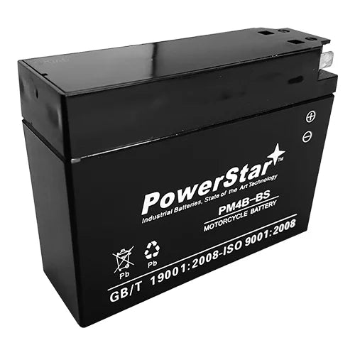 NEW High Performance 12V SMF Battery NEW Replacement YT4B-BS Maintenance Free