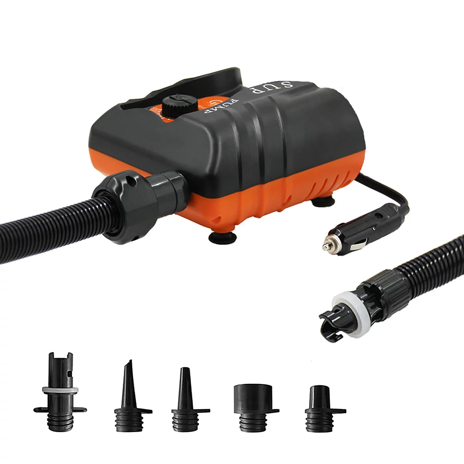 Anself Easy to Use 16 PSI Electric Air Pump with 6 Nozzles for Inflatables and Craft