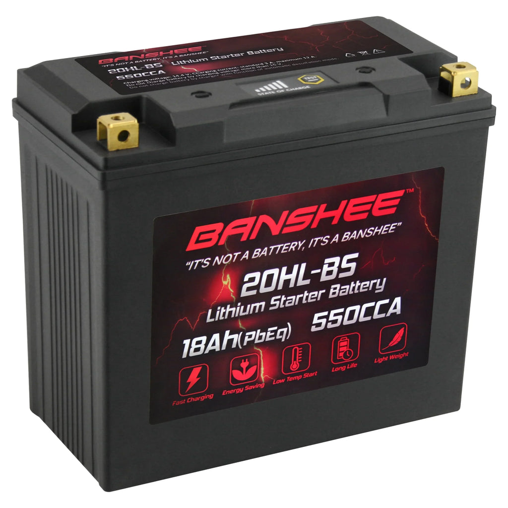 Banshee 20L-BS LiFePO4 Motorsports Battery Matching with Yamaha FC1800 WaveRunner FX SVHO 2014 to 2020