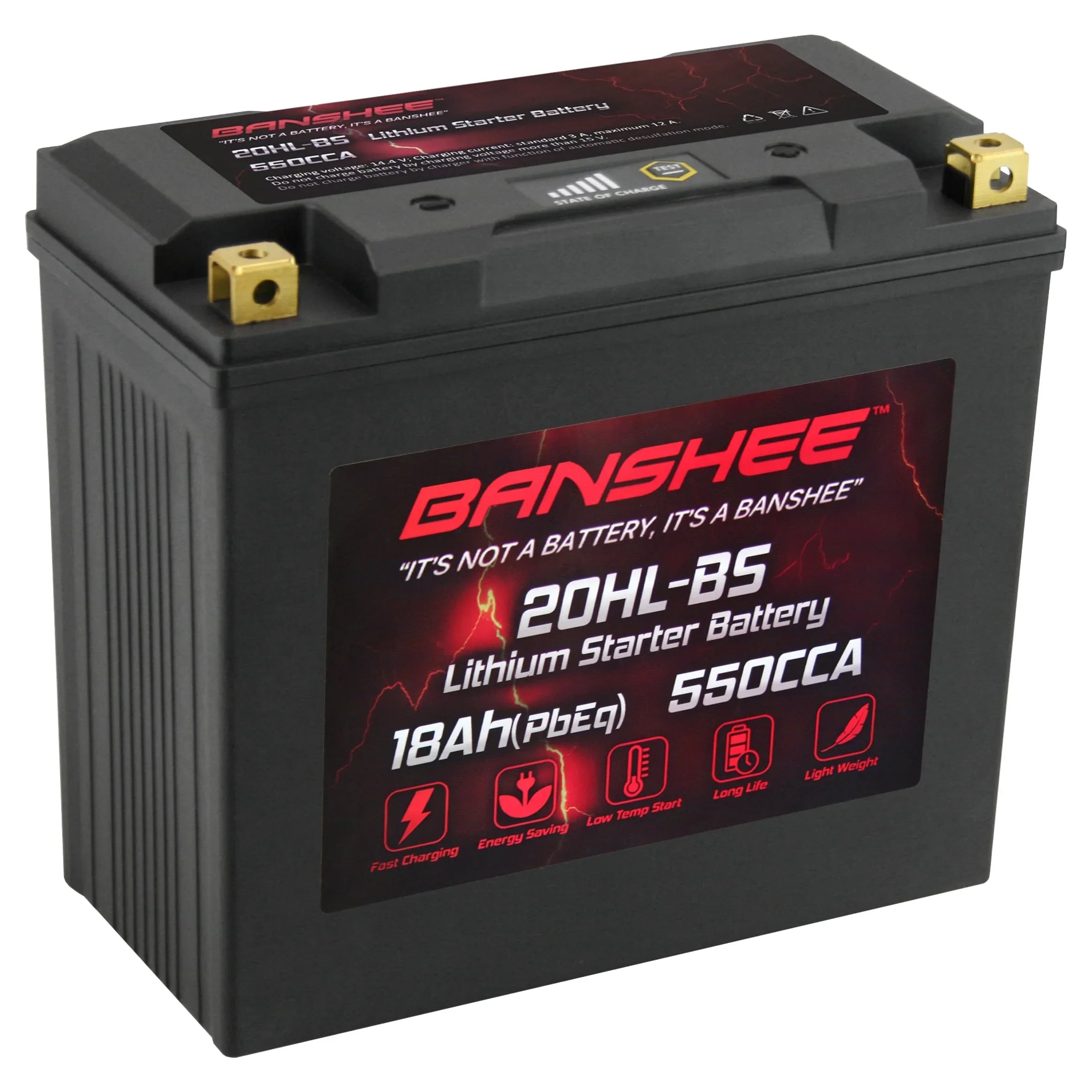 Banshee 20L-BS LiFePO4 Motorsports Battery Matching with Yamaha FC1800 WaveRunner FX SVHO 2014 to 2020