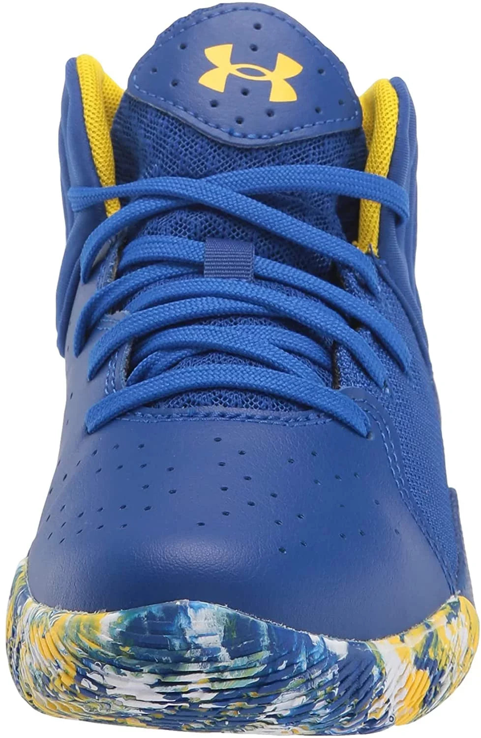 Under Armour Unisex-Child Pre-School Jet 21 Basketball Shoe Little Kid 4-8 Years 12 Little Kid Royal 400/White