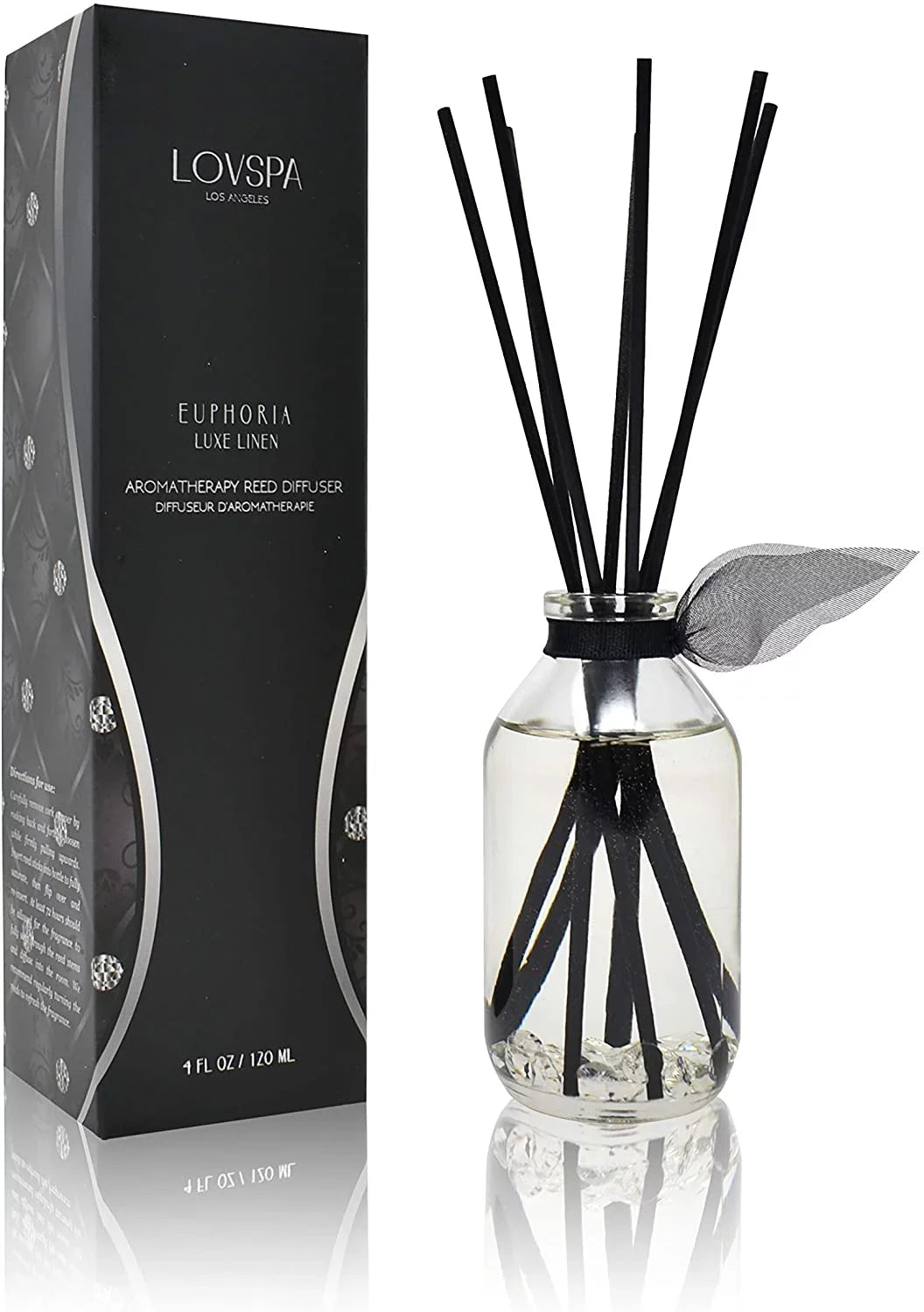 LOVSPA EUPHORIA Luxe Linen Luxury Reed Diffuser Oil Set