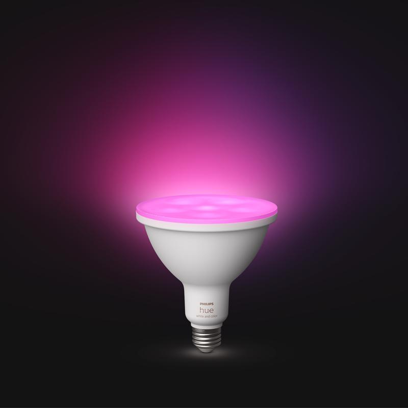 Philips Hue White and Color Ambiance - LED spot light bulb - shape: PAR38 - E26 - 14 W (equivalent 100 W) - white/colored light - 2000-6500 K