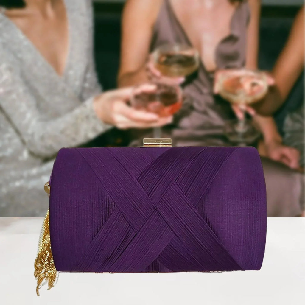 Luxury Evening Clutch Bag Tassel Handbag Clutch Purses Shoulder Bag Women ,