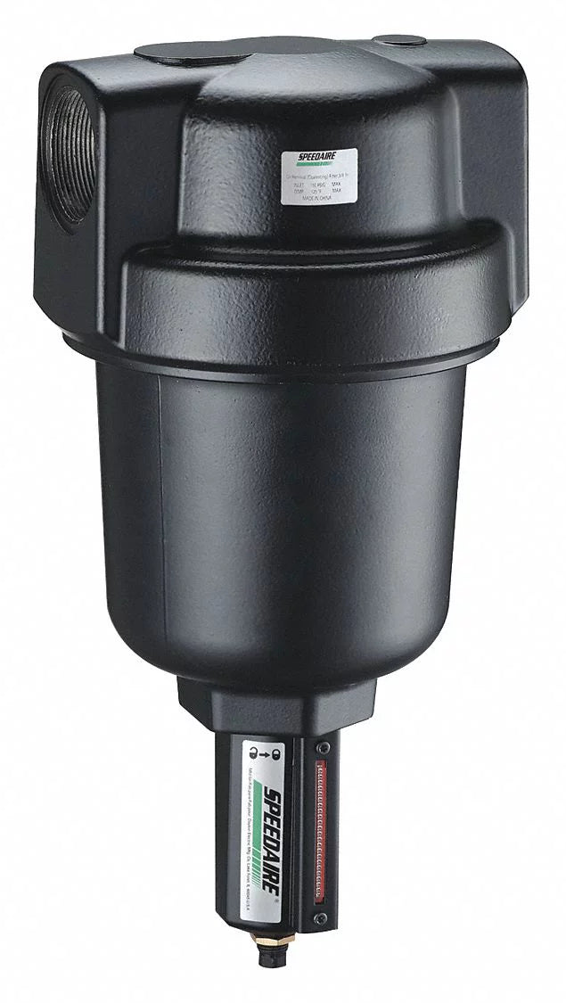 Speedaire Filter,1-1/2" NPT,1400 cfm,5 micron 4ZL12