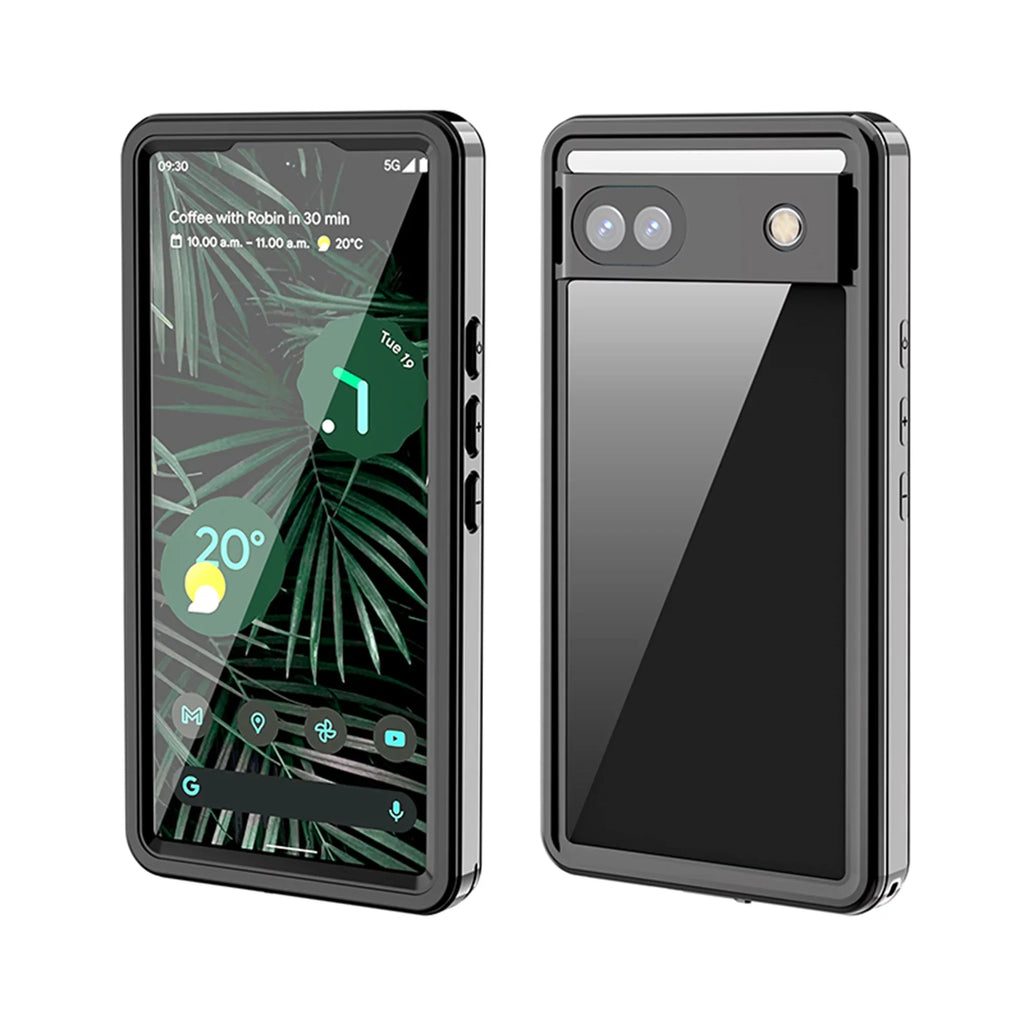 Waterproof Case for Google Pixel 6A, Built-in Screen Protector Full Body Protection Rugged Case Underwater Dustproof Drop Protection Shield for Google Pixel 6a