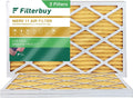 Filterbuy 10x24x1 MERV 11 Pleated HVAC AC Furnace Air Filters (3-Pack)