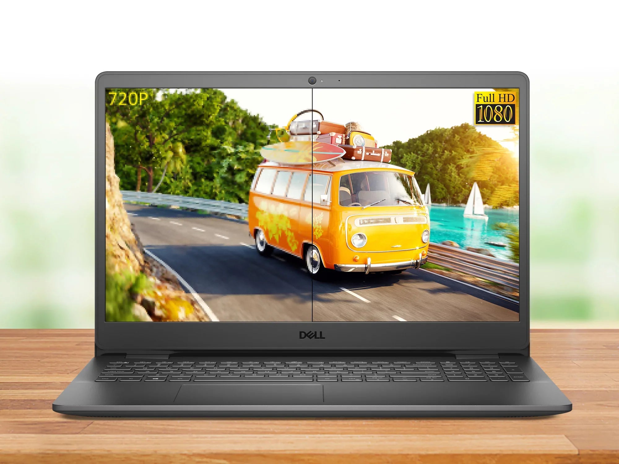 Inspiron 3505 Notebook, 15.6" FHD Display, AMD Ryzen 3 3250U Upto 3.5GHz, 4GB RAM, 256GB NVMe SSD, Vega 3, HDMI, Card Reader, Wi-Fi, Bluetooth, Windows 10 Pro