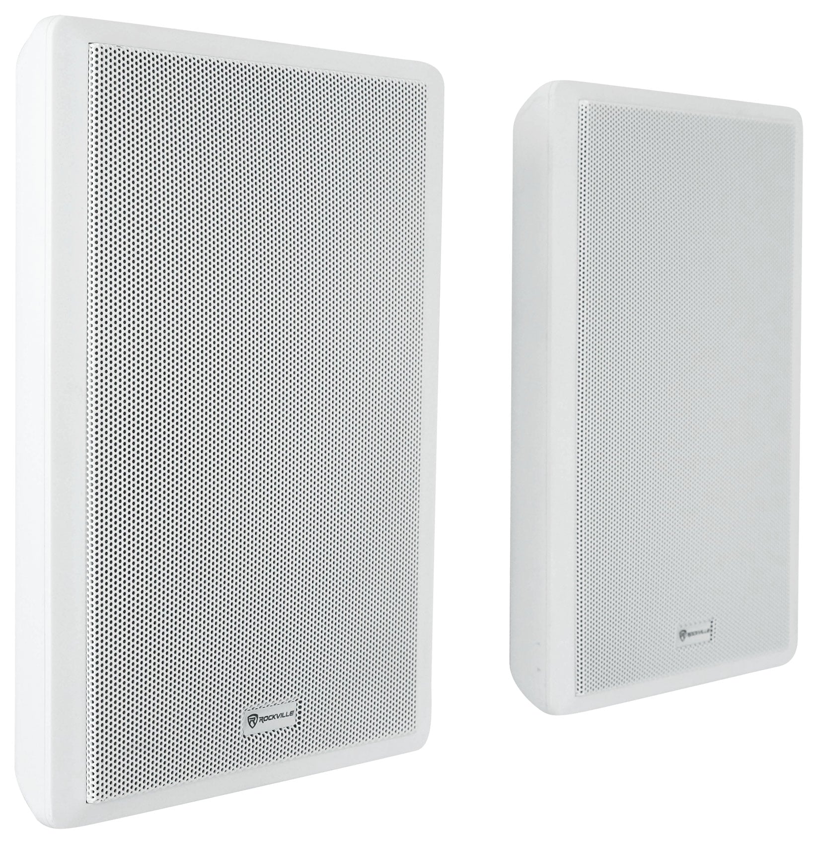 JBL 2-Channel Amplifier+(12) Slim White Wall Speakers for Restaurant/Bar/Cafe