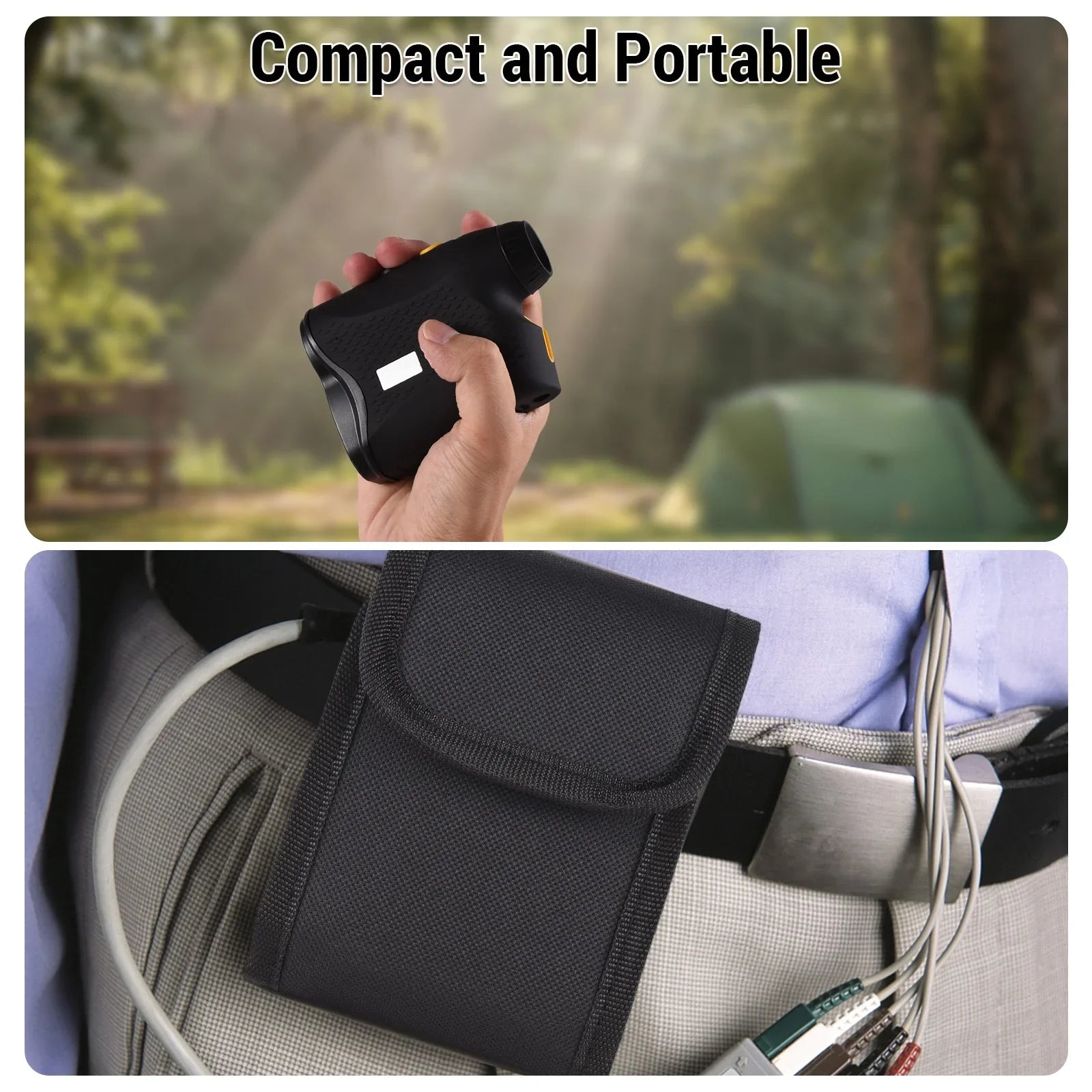 moobody Digital Measurement Rangefinders, Monocular Telescope with 600M / 800M / 1000M , Perfect for