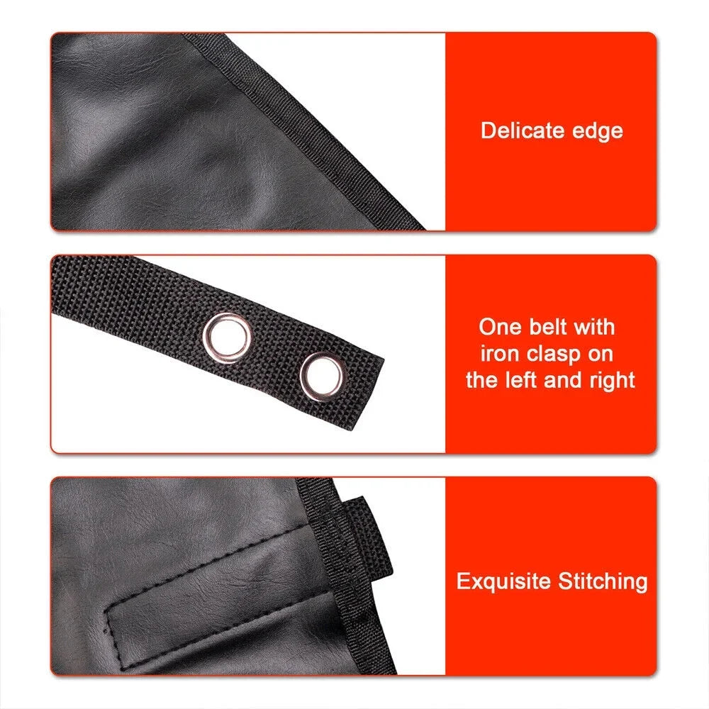 Jahyshow Easy Installation Leather Top Sunshade Protection for Jeep Wrangler JK JKU 07-18 - Enjoy Shade on the Go