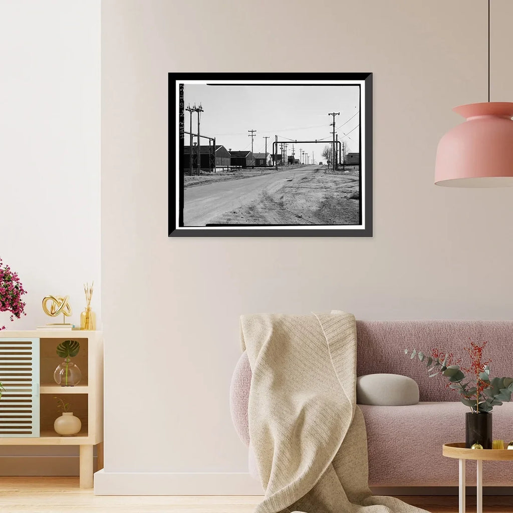 Historic Framed Print, Rocky Mountain Arsenal, Bounded by Ninety-sixth Avenue & Fifty-sixth Avenu, Commerce City, Adams County, CO - 30, 17-7/8" x 21-7/8"