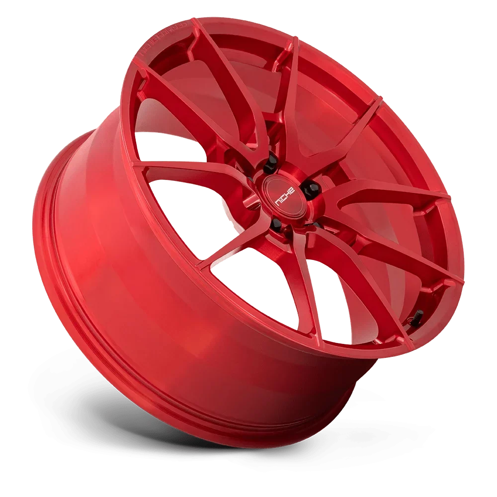 Niche Mono Monoblock Forged Rim M113 20X10 5X120 RED 25MM, T113200013+25