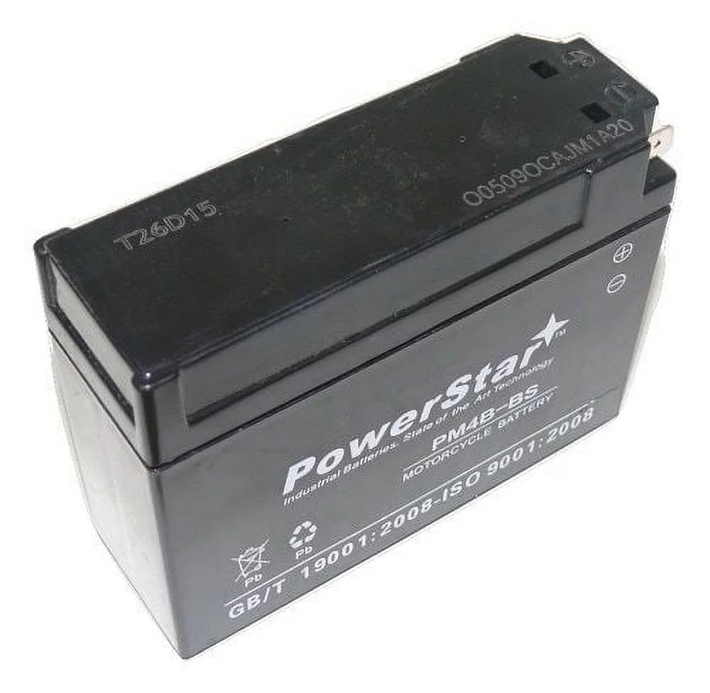 NEW High Performance 12V SMF Battery NEW Replacement YT4B-BS Maintenance Free