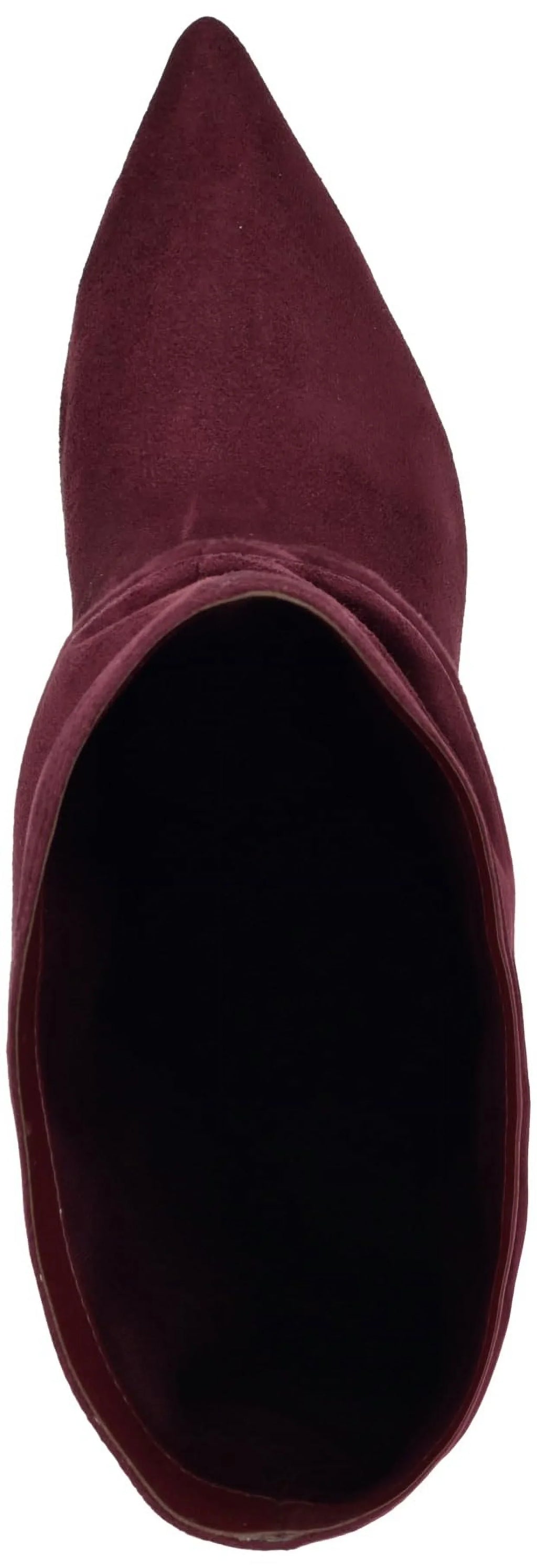 Nine West Women's Mycki Mid Calf Heeled Stiletto Boot 9, Wine 600