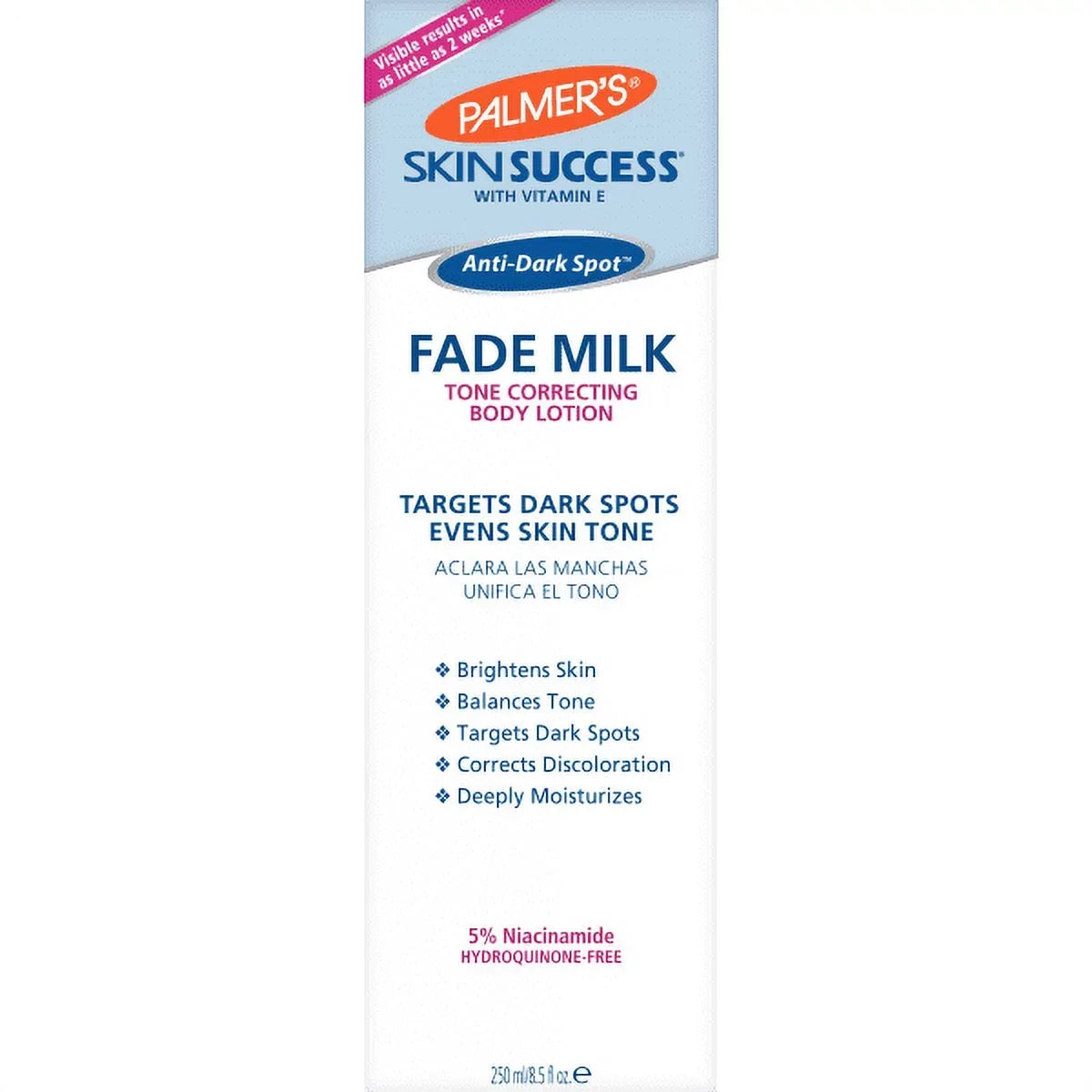 Palmer's Skin Success Anti-Dark Spot Fade Milk Body Lotion 8.5 fl oz Pack of 2