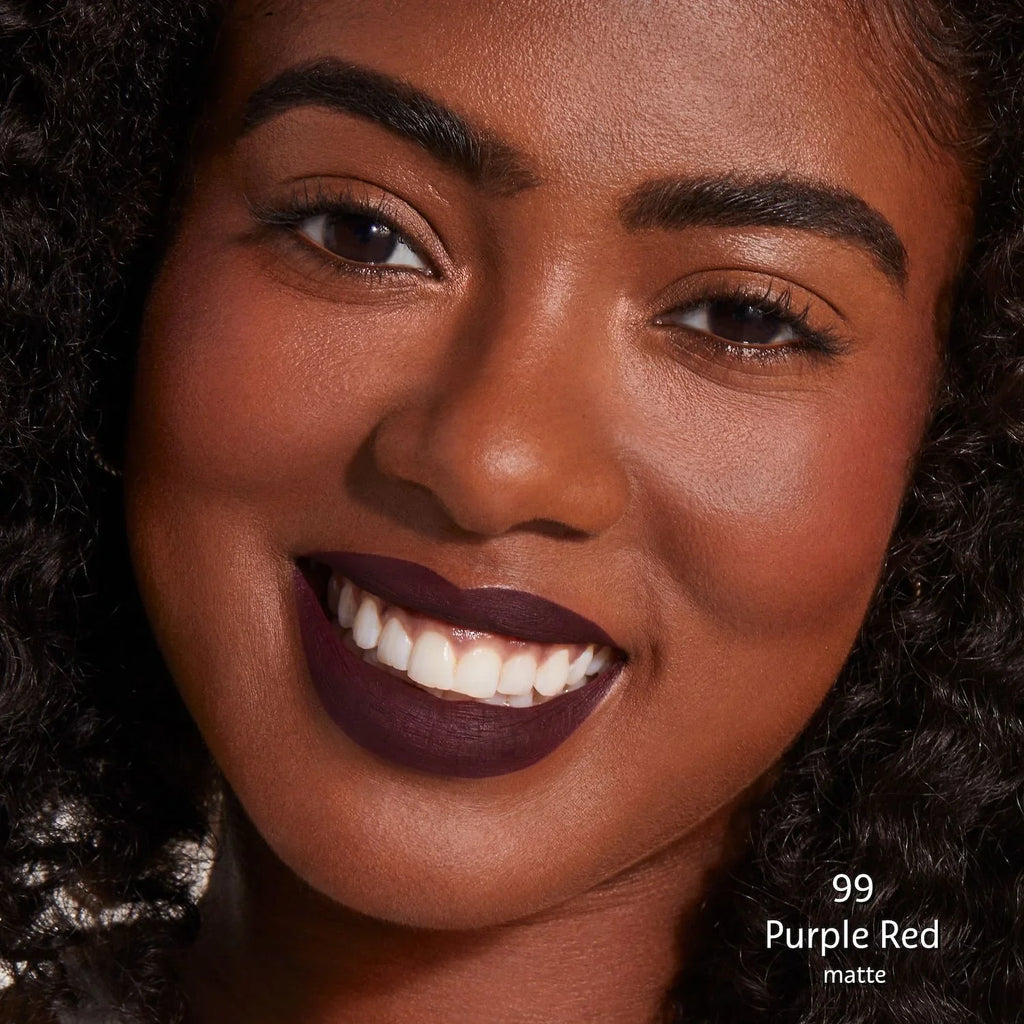 SEPHORA COLLECTION Cream Lip Stain Liquid Lipstick - 99 Purple Red - matte purple red - 0.169 oz/5 mL