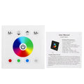 Kathlen Touch Panel Controller - Wall Mounted Colorful RGBW LED Touch Panel Controller Dimmer Switch for LED Strip Light(White)