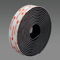 3m Reclosable Fastener,1 in W,Black SJ3550CF