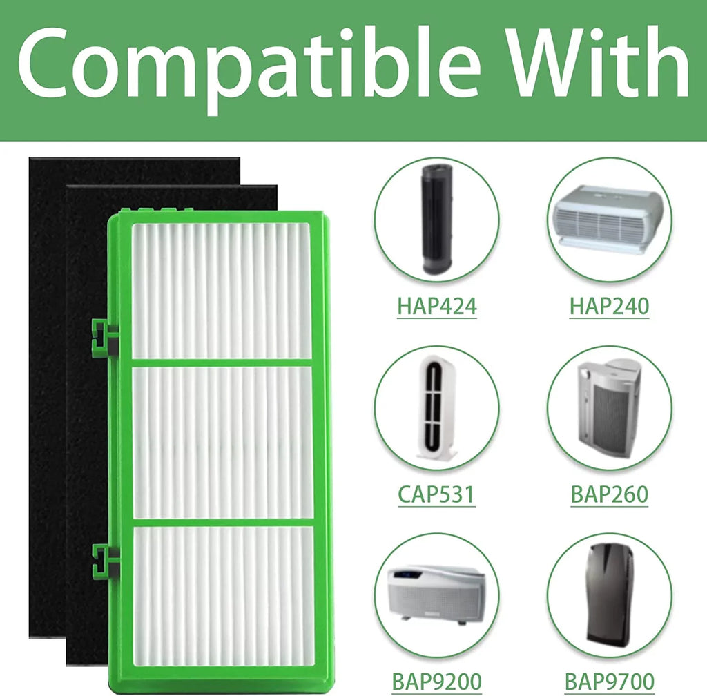 HAPF300AHD Remover True HEPA Filter Matching with Holmes Aer1Series Air Purifier, HAPF30AT True HEPA Allergen Remover, Parts HAPF300AH-U4R & HAP242-NUC (4 True HEPA + 8 Pre Filter)