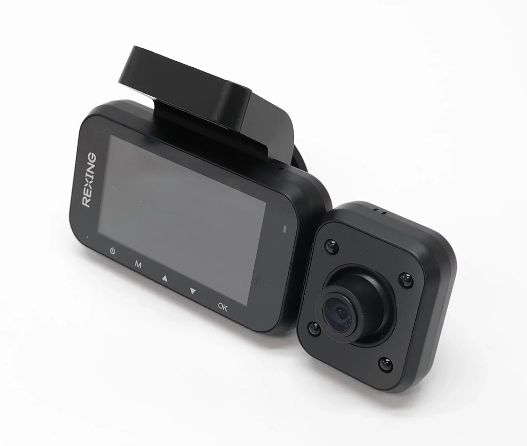 Pre-Owned Rexing V5C Plus 4K Front+Cabin Dash Cam 3" LCD Screen - Black FULL SET