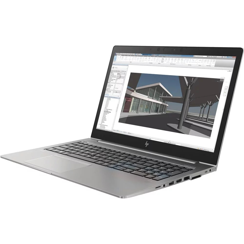 HP ZBook 15u G5 15.6" 16GB 512GB SSD ™ i7-8650U 1.9GHz Win10P,Silver (Scratch And Dent Used)