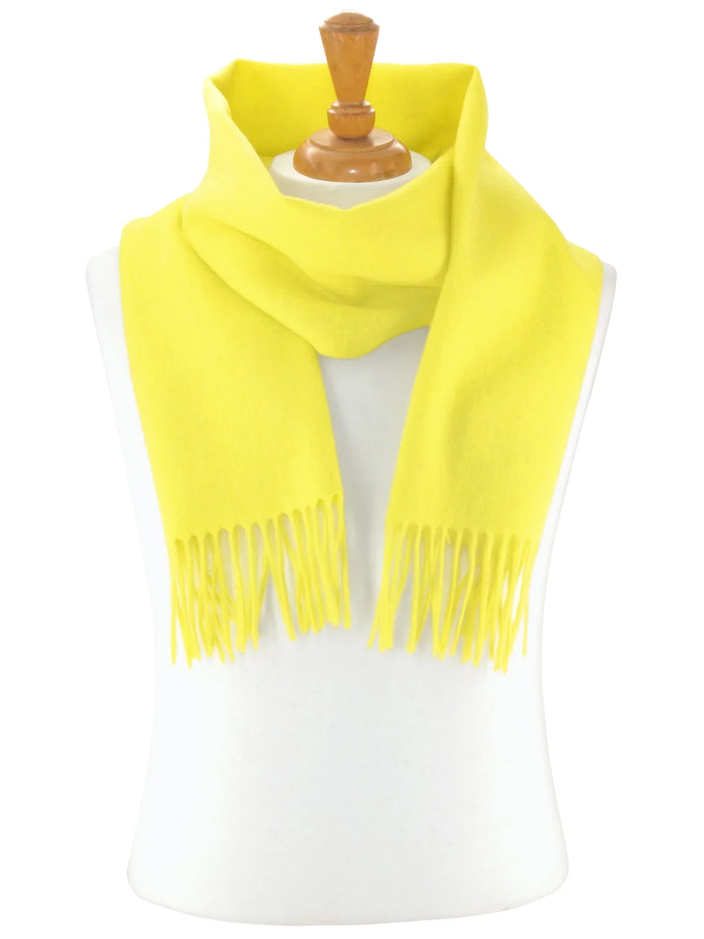 Biagio 100% Wool NECK Scarf Solid Golden Yellow Color Scarve for Men or Women
