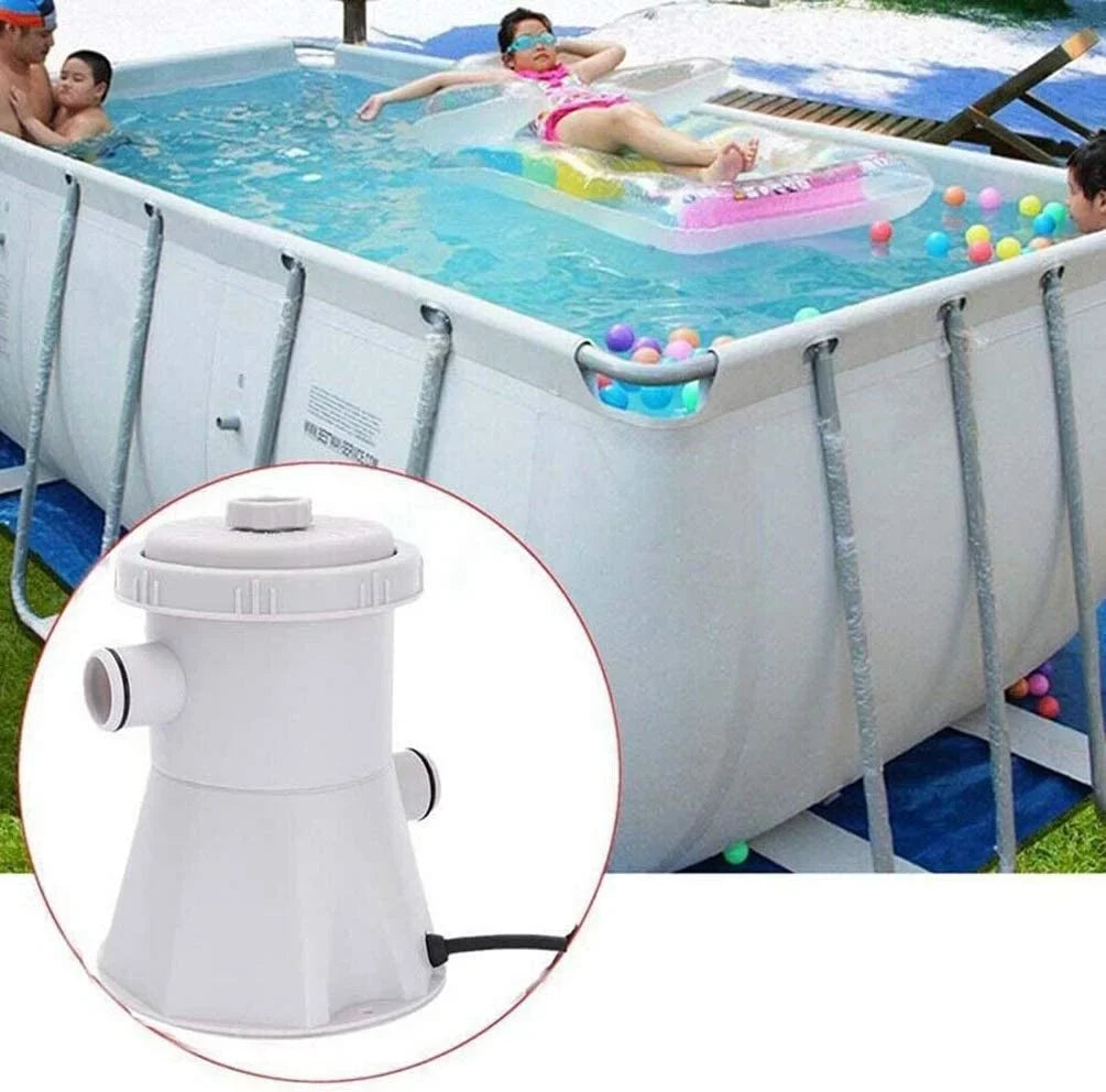 INTSUPERMAI Electric Swimming Pool Filter Pump Water Cleaning Tool for Above Ground Pools