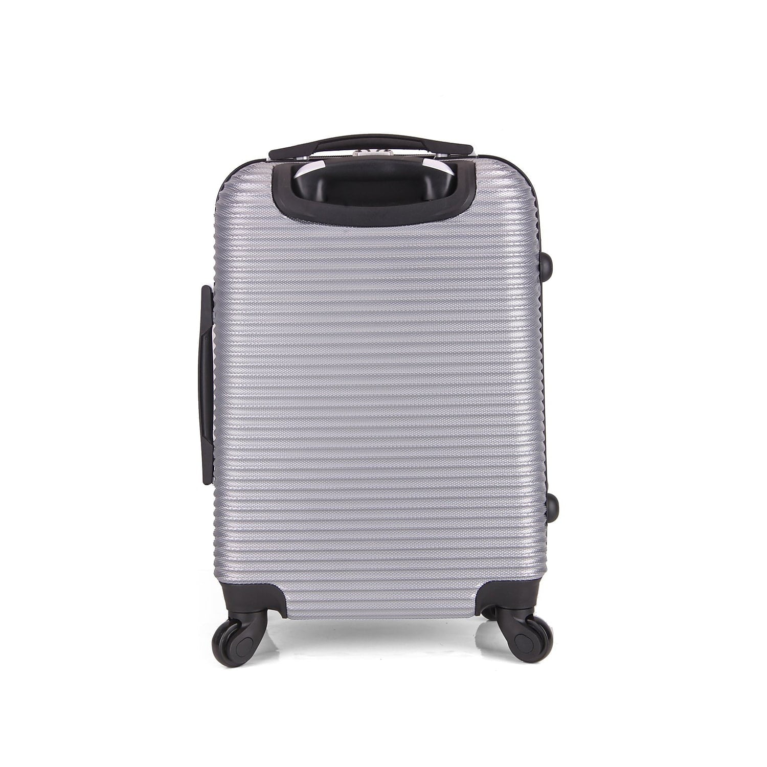 InUSA Royal Plastic Carry-On Luggage Silver (IUROY00S-SIL)