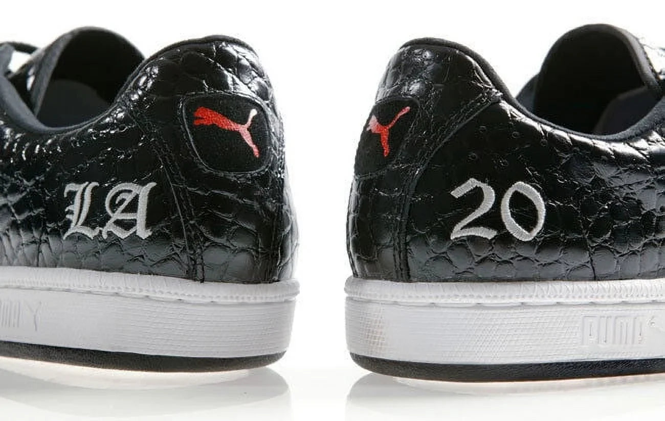 PUMA SPORTIE LA. MATCH CROCODILE SKIN UNISEX MEN 5.5 / WOMEN 7 SHOES BLACK NEW