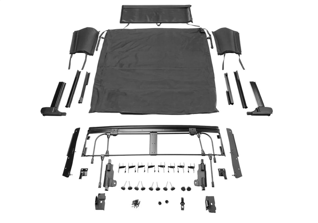 Rampage by RealTruck 139035 Trailview Frameless Soft Top Matching with Select: 2020-2022 Jeep Gladiator, 2023 Jeep Gladiator Sport