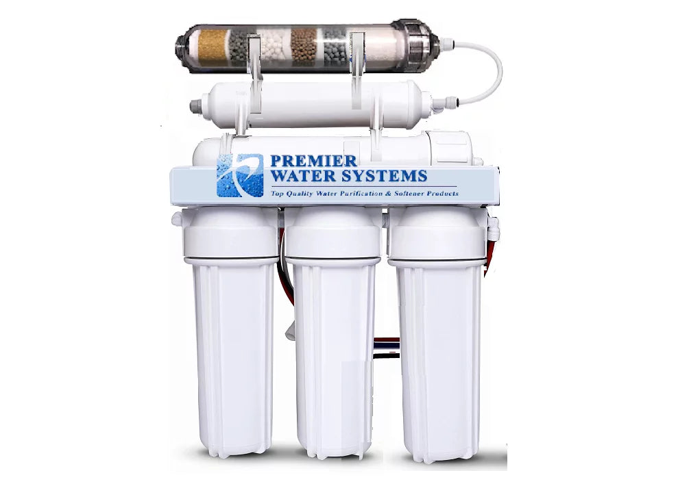 6 Stage ALKALINE pH Plus & ORP Negative Reverse Osmosis Drinking Water Filtration System | 50 GPD, Tank