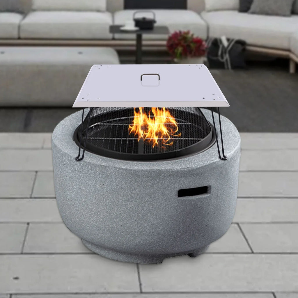 Fire Pit Burner Coating Heat Deflector-Turn Fire Pit into a Patio Heater 30"x30"