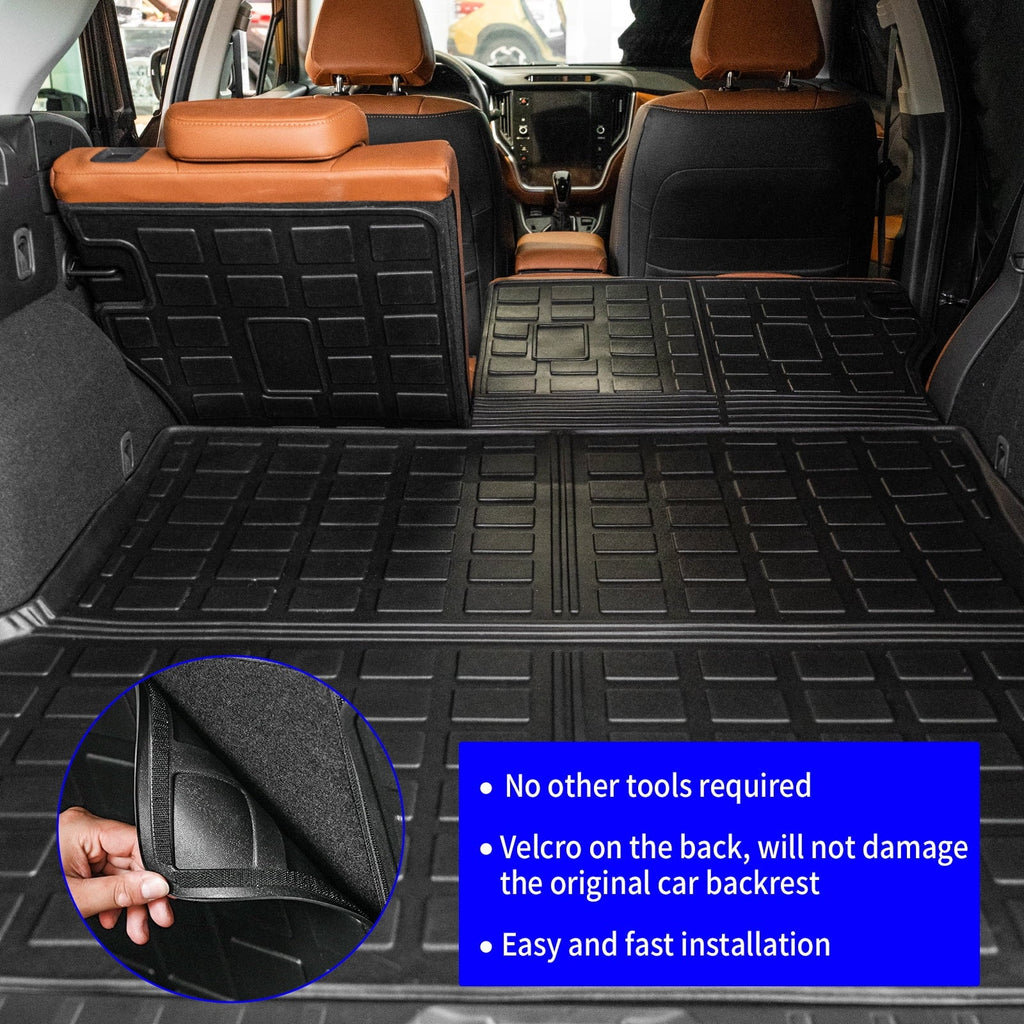 Fit 2020-2024 Subaru Outback Trunk Mats Cargo Liner Back Seat Wrap Protector 2023 Subaru Outback