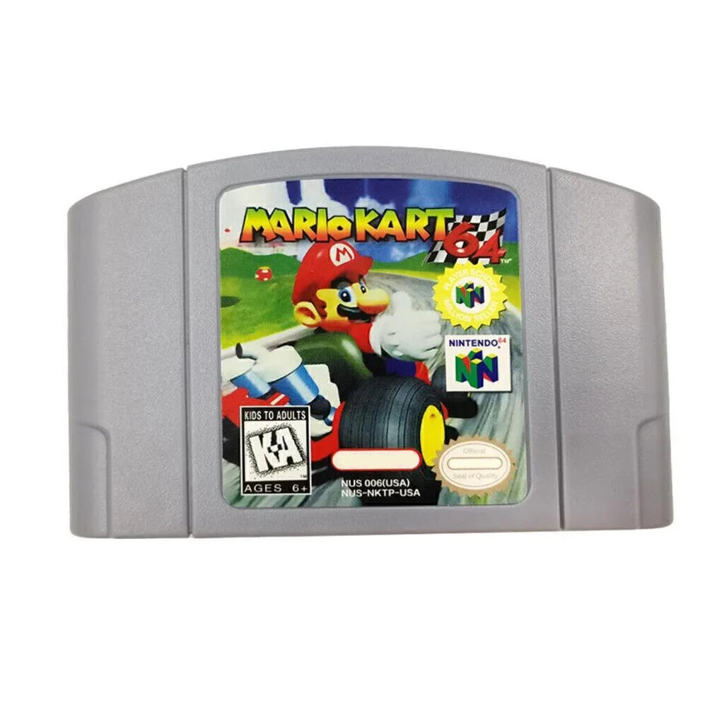 Mario Kart 64 Version Game Cartridge Console Card For Nintendo N64 US Version