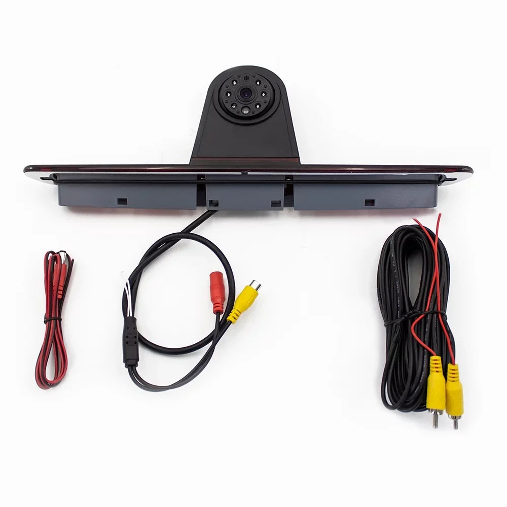 Carevas 7in Brake Light Backup Camera for Mercedes-Benz Sprinter/ Crafter Vans LED Light Parking (with Monitor)