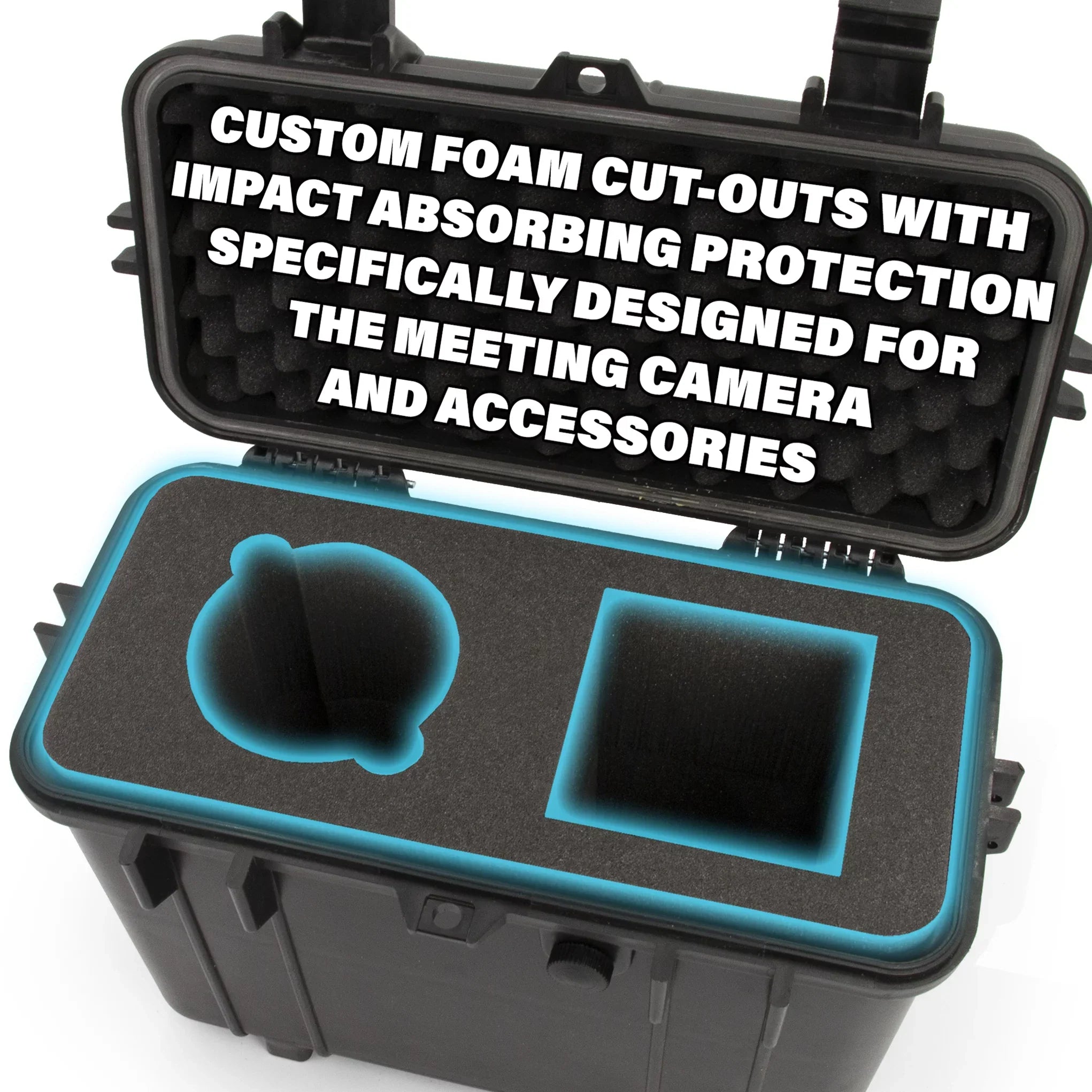 CASEMATIX Waterproof Case Fits Meeting Owl Pro 360 Video Conference Camera and Owl Camera Accessories - Case Only