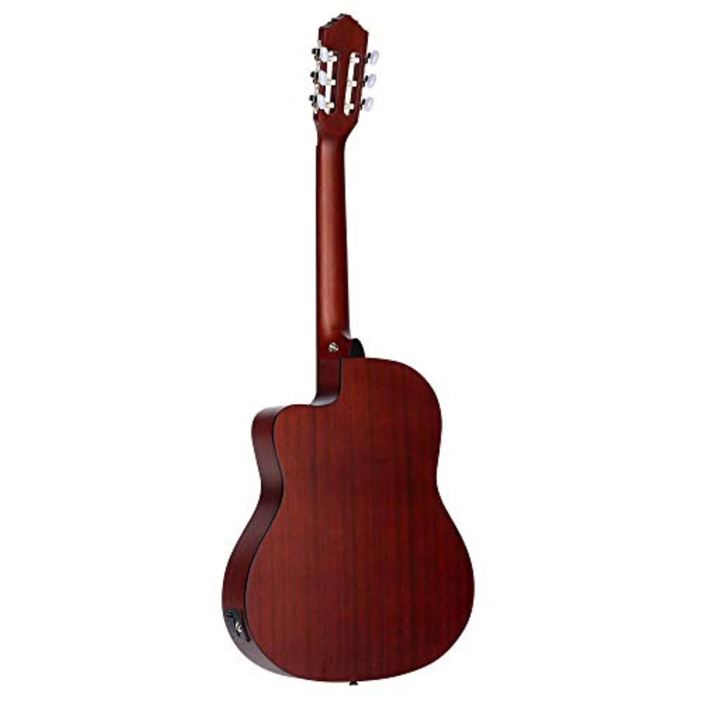 Ortega Family Series RCE125MMSN Thinline Acoustic-Electric Nylon Guitar Mahogany