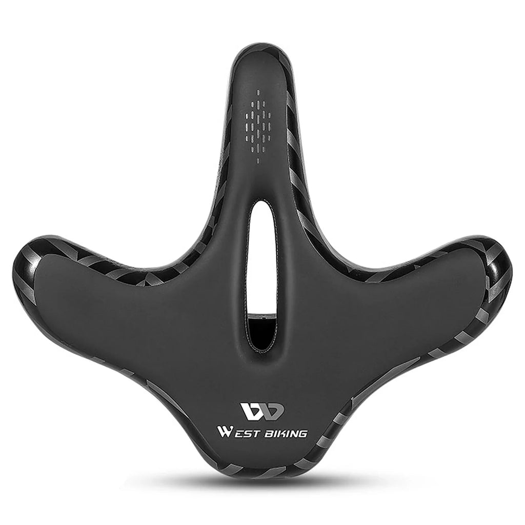 WEST BIKING Bike Saddle,Bike Saddle Cushion Wide Women Road MTB Saddle Waterproof Seat Saddle Men Women WEST Waterproof Pad Men