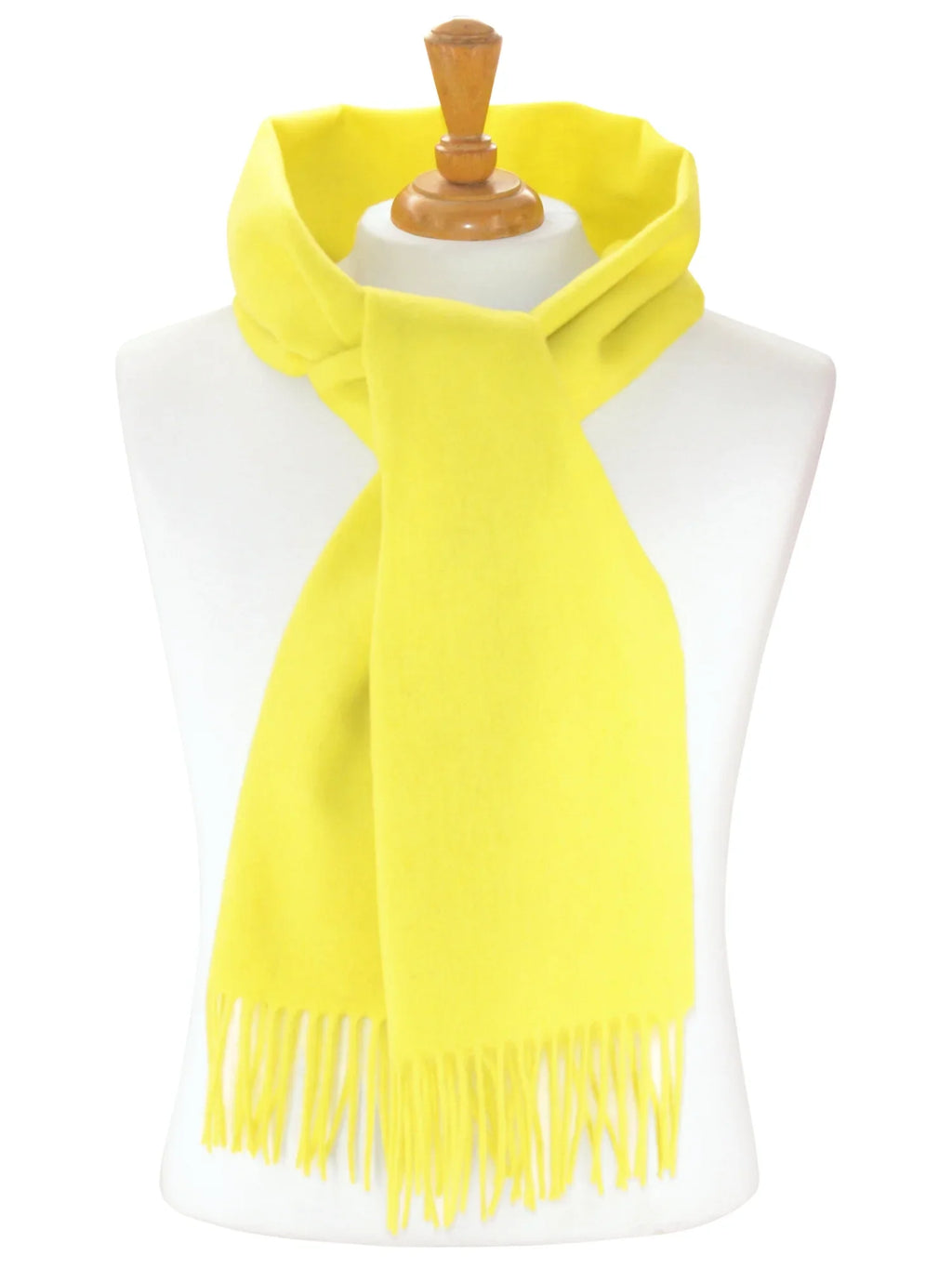Biagio 100% Wool NECK Scarf Solid Golden Yellow Color Scarve for Men or Women
