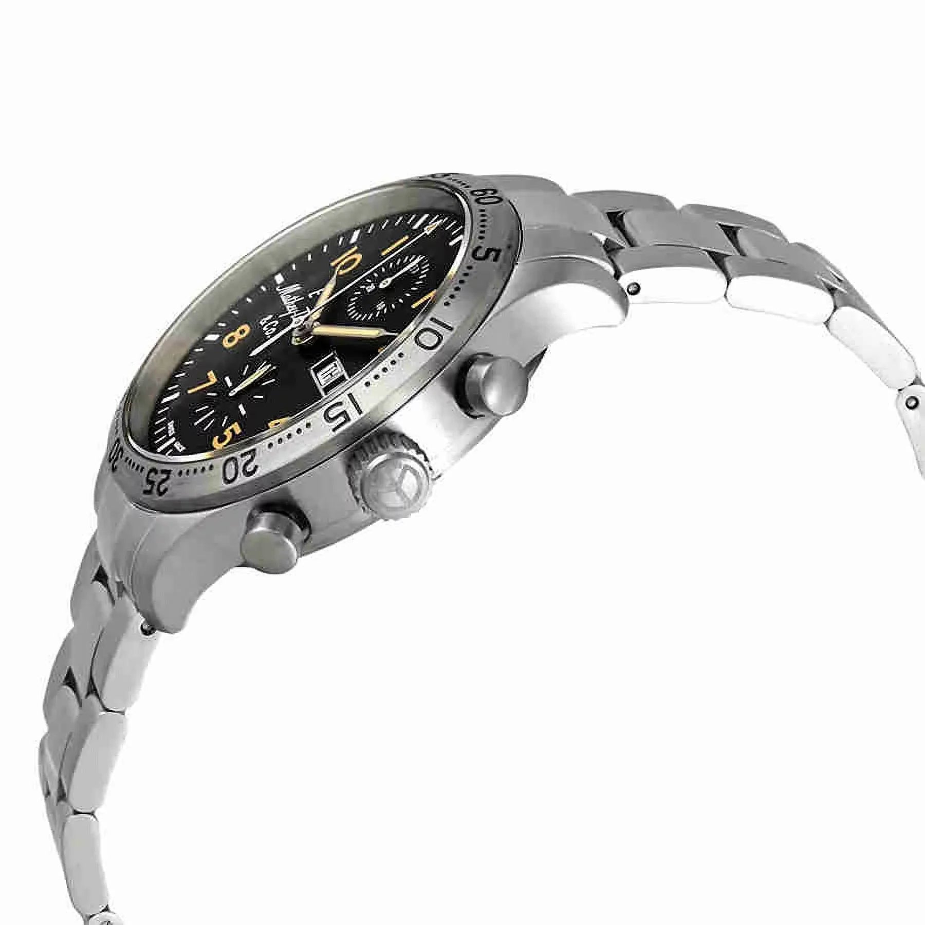 Mathey-Tissot Type 21 Chrono Automatic Chronograph Black Dial Men's Watch H1821CHATNO