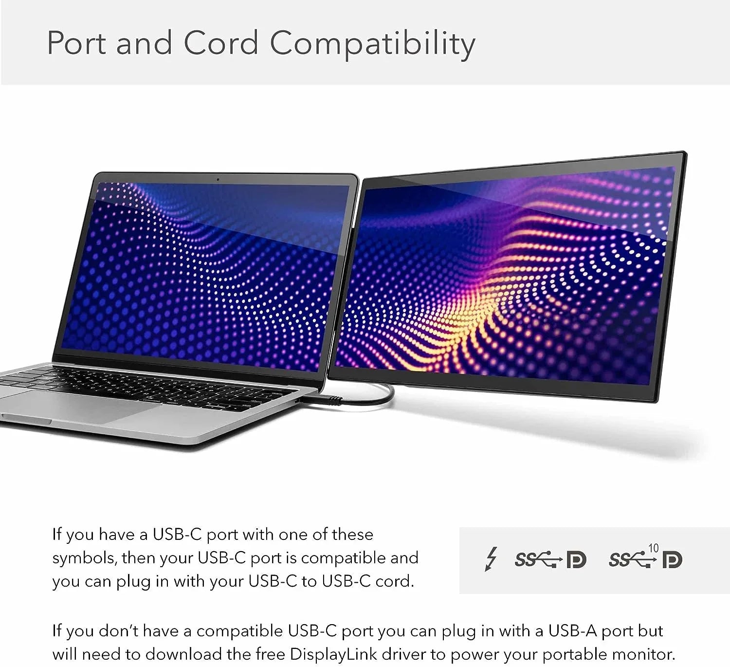 SideTrak Swivel Pro 13.3'' Portable Monitor for Laptop (13.3'' Single Monitor)