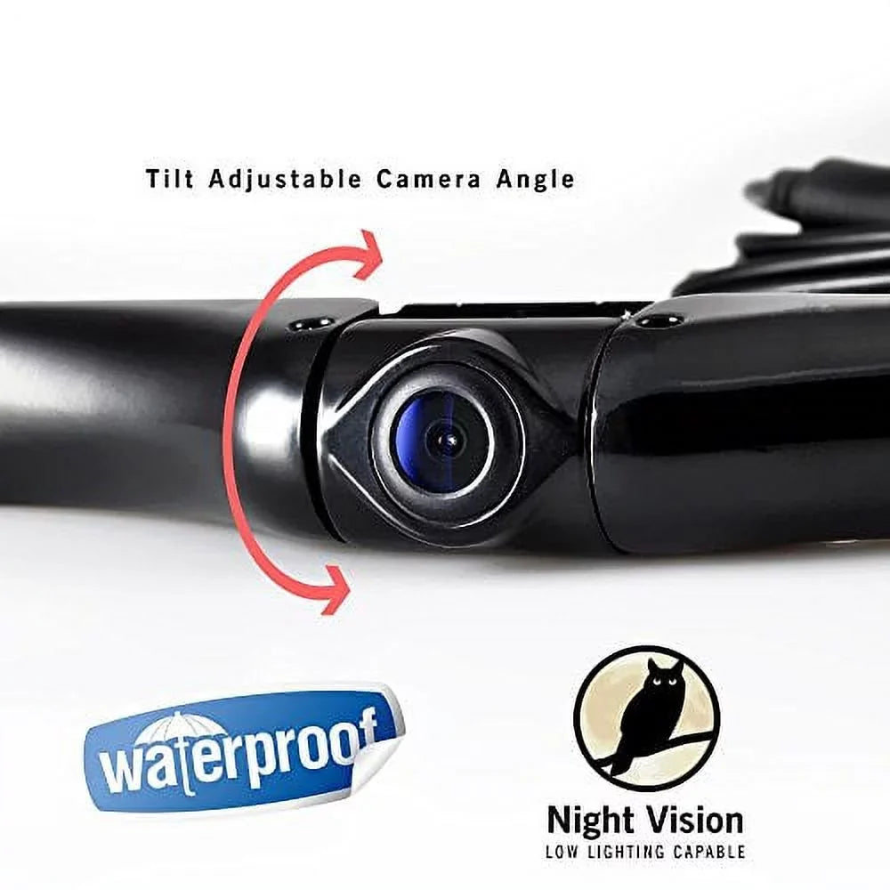 Pyle M-PLCM4375WIR_0 Wireless Rearview Backup Car Camera Monitor System Waterproof, Black 4.3 Screen