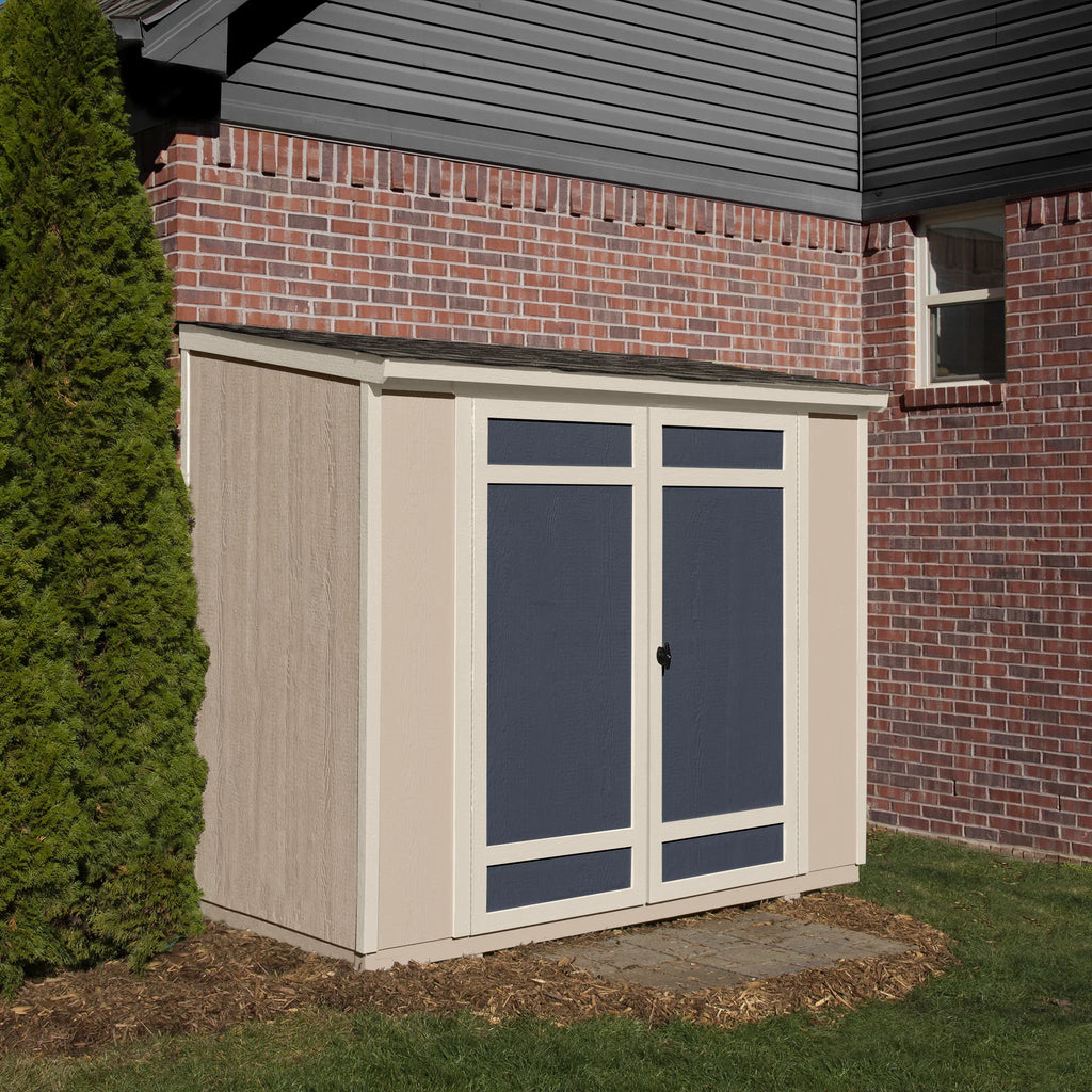 Handy Home Products Fremont 4 ft. x 8 ft. Lean-To Storage Shed