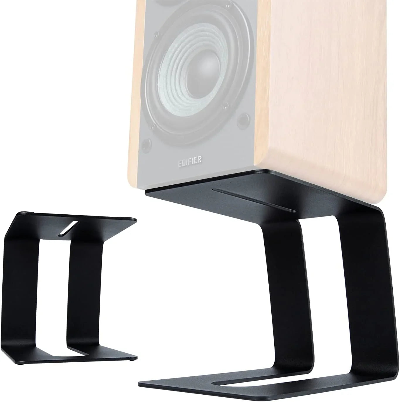 Desktop Speaker Stands, Studio Monitor Speaker Stand for Small & Medium Bookshelf Computer Speakers, Vibration Damping
