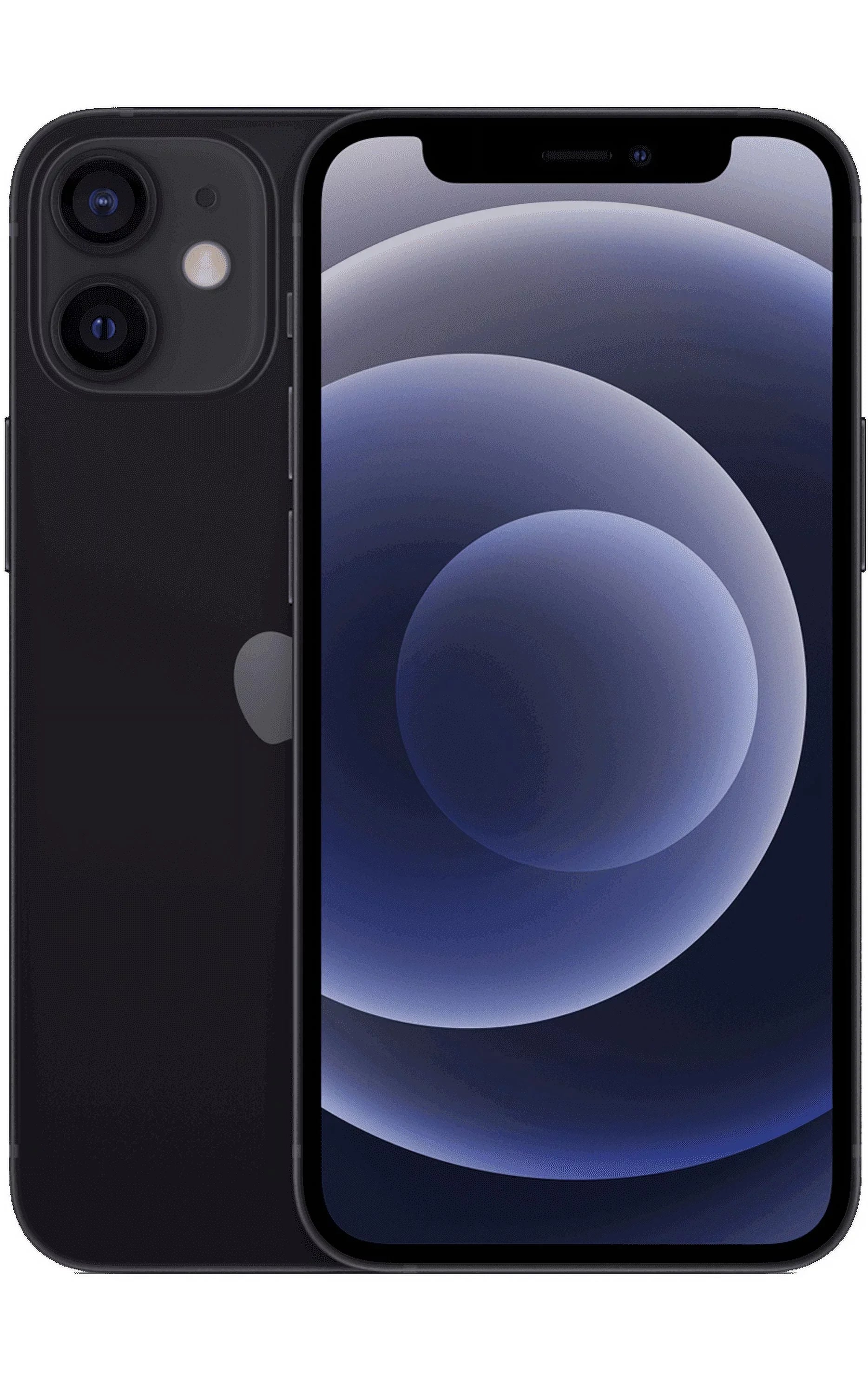 Restored Apple iPhone 12 Mini A2176 (Fully Unlocked) 128GB Black (Grade A+) (Refurbished)