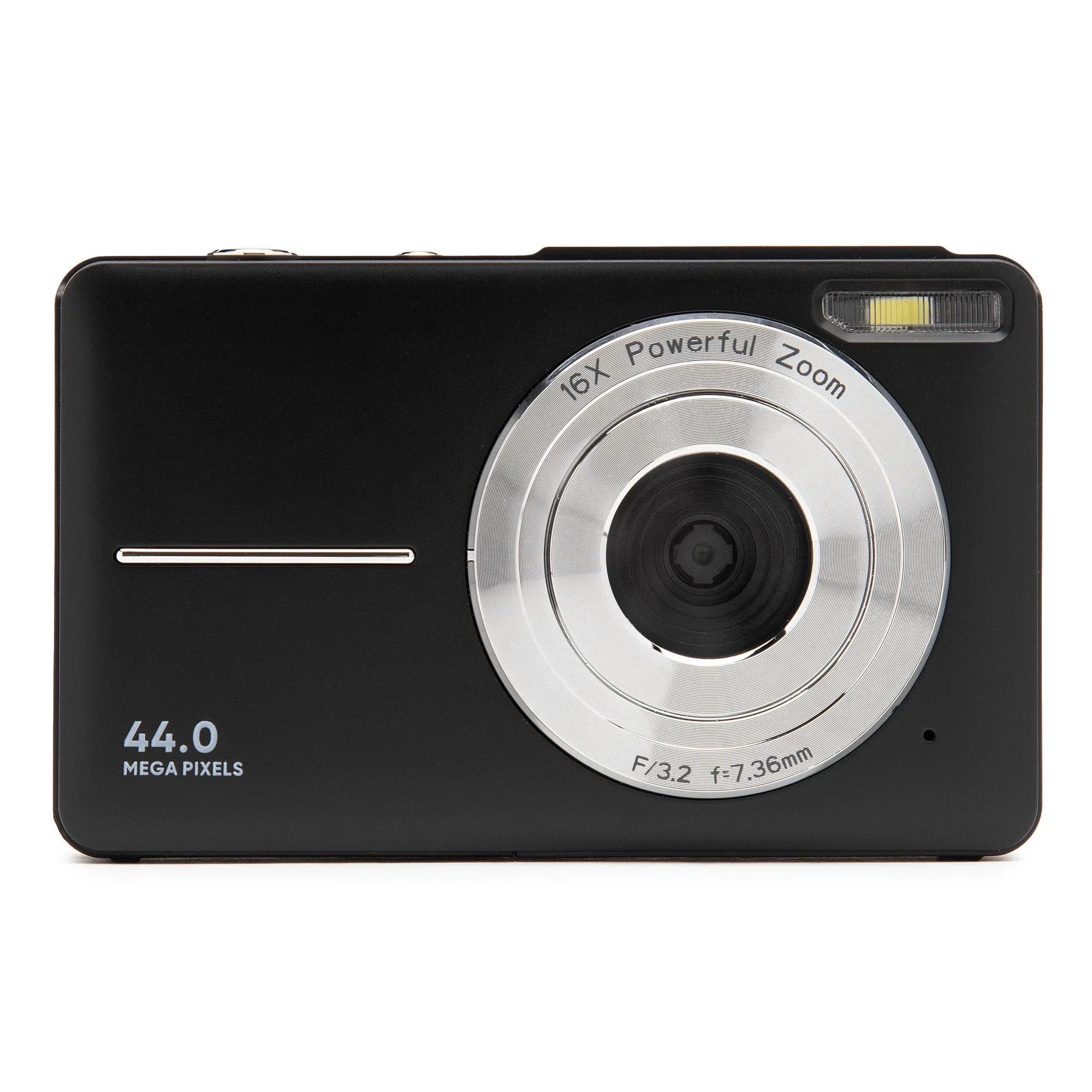 Koah 44MP FHD Point and Shoot Digital Camera for Kids - Lightweight, Easy-to-Use, 16X Power Zoom